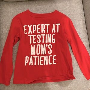 Long sleeve toddler graphic tee